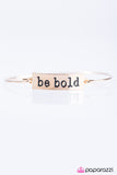 Paparazzi "Be Bold" Gold Bracelet Paparazzi Jewelry