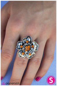 Paparazzi "Because Im Happy" Orange Ring Paparazzi Jewelry