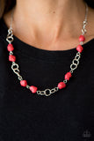 Paparazzi "Bedrock Bounty - Red" necklace Paparazzi Jewelry