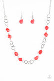 Paparazzi "Bedrock Bounty - Red" necklace Paparazzi Jewelry