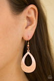 Paparazzi "Been There, SHEEN That - Copper" earring Paparazzi Jewelry