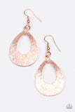 Paparazzi "Been There, SHEEN That - Copper" earring Paparazzi Jewelry