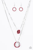 Paparazzi "Be Fab-YOU-lous! - Red" necklace Paparazzi Jewelry