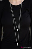 Paparazzi "Be Fab-YOU-lous! - White" necklace Paparazzi Jewelry