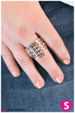 Paparazzi "Beginners Luck - Brown" ring Paparazzi Jewelry