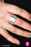 Paparazzi "Be Happy - Silver" ring Paparazzi Jewelry