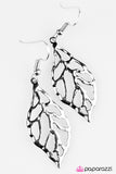 Paparazzi "BeLEAF In Me - Silver" earring Paparazzi Jewelry