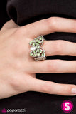 Paparazzi "Believe In Your Wings" Green Ring Paparazzi Jewelry