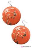 Paparazzi "Belladonna" Orange Earrings Paparazzi Jewelry