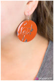 Paparazzi "Belladonna" Orange Earrings Paparazzi Jewelry