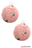 Paparazzi "Belladonna - Pink" earring Paparazzi Jewelry