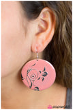 Paparazzi "Belladonna - Pink" earring Paparazzi Jewelry