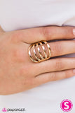 Paparazzi "Bend In The Wind" Gold Ring Paparazzi Jewelry