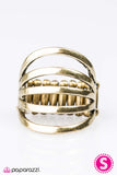 Paparazzi "Bend in the Wind' Brass Ring Paparazzi Jewelry