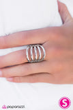 Paparazzi "Bend In The Wind' Silver Ring Paparazzi Jewelry