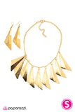 Paparazzi "Bend the Rules - Gold " necklace Paparazzi Jewelry