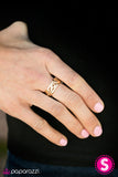 Paparazzi "Beneath The Waves - Gold" ring Paparazzi Jewelry