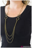 Paparazzi "Be Our Guest - Brass" necklace Paparazzi Jewelry