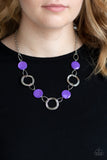 Paparazzi "Bermuda Bliss” Purple Necklace & Earring Set Paparazzi Jewelry