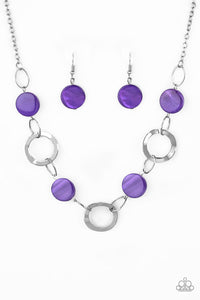 Paparazzi "Bermuda Bliss” Purple Necklace & Earring Set Paparazzi Jewelry