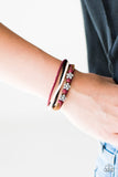Paparazzi "Bermuda Blossoms - Red" bracelet Paparazzi Jewelry