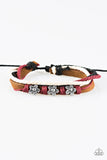 Paparazzi "Bermuda Blossoms - Red" bracelet Paparazzi Jewelry