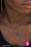 Paparazzi "Best Kept Secret" Copper Necklace & Earring Set Paparazzi Jewelry