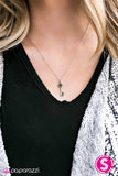 Paparazzi "Best Kept Secret" Silver Necklace & Earring Set Paparazzi Jewelry