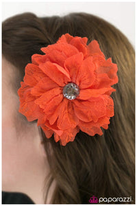 Paparazzi "Best LACE Forward" Orange Hair Clip Paparazzi Jewelry