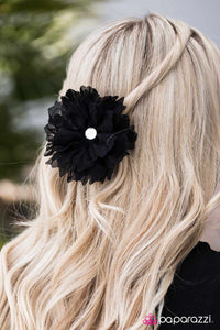 Paparazzi "Best LACE Forward" Black Hair Clip Paparazzi Jewelry