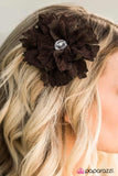 Paparazzi "Best LACE Forward" Brown Hair Clip Paparazzi Jewelry