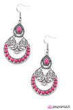 Paparazzi "Best Of Bali" Pink Earrings Paparazzi Jewelry