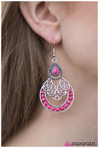 Paparazzi "Best Of Bali" Pink Earrings Paparazzi Jewelry