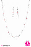 Paparazzi "Best of the Classics" Pink Necklace & Earring Set Paparazzi Jewelry