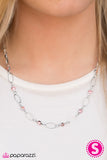 Paparazzi "Best of the Classics" Pink Necklace & Earring Set Paparazzi Jewelry