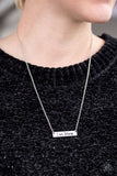 Paparazzi "Be Strong - Silver" necklace Paparazzi Jewelry