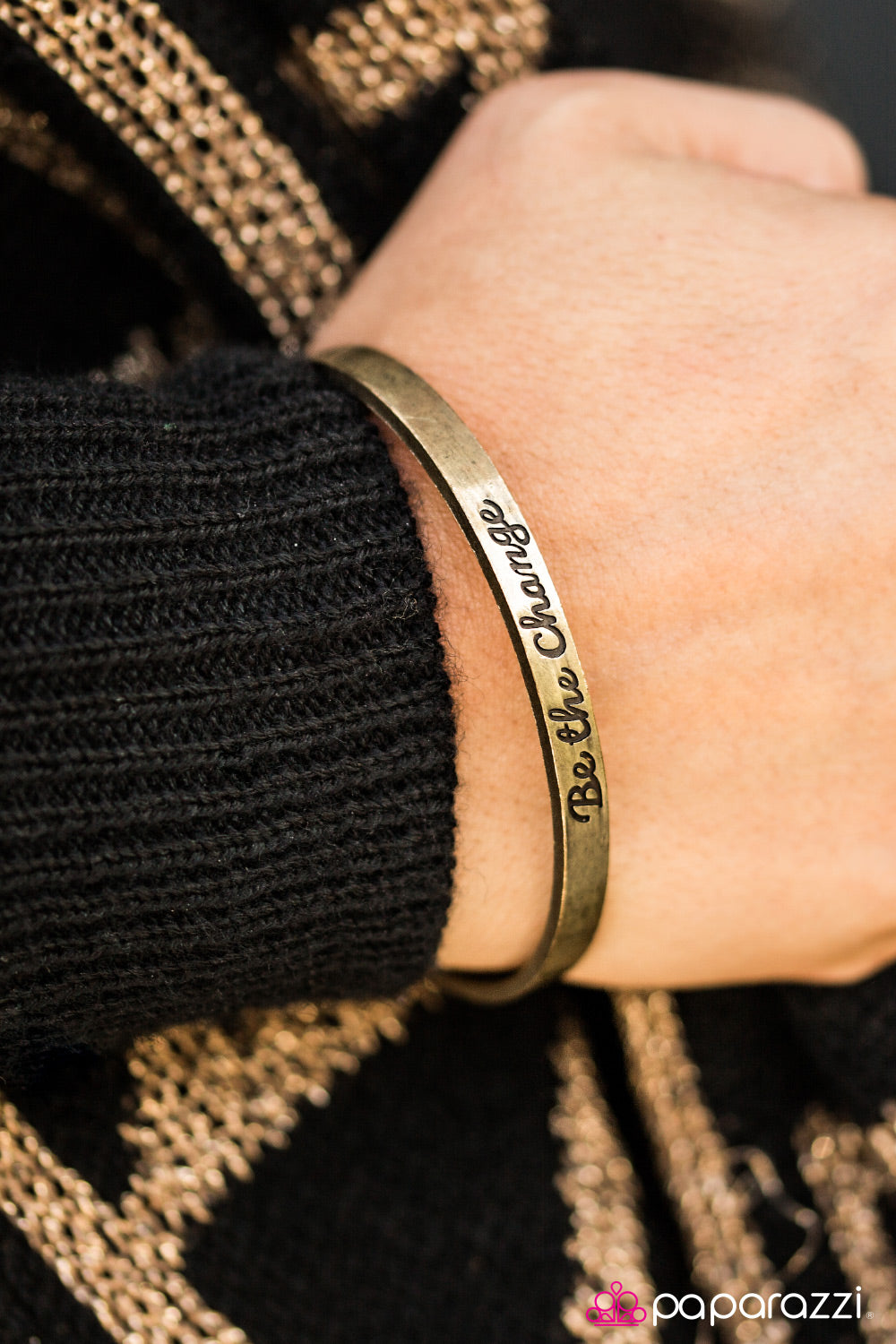 be the change. black lava bracelet | Liberty United