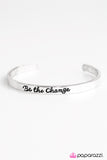 Paparazzi "Be The Change" Silver Bracelet Paparazzi Jewelry