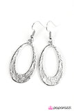 Paparazzi "Be The Light - Silver" earring Paparazzi Jewelry
