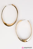 Paparazzi "Be There With BELL-BOTTOMS On - Gold" earring Paparazzi Jewelry