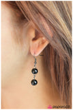 Paparazzi "Better To Have Loved" Black Necklace & Earring Set Paparazzi Jewelry