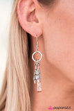 Paparazzi "Better With Feathers - Brown" earring Paparazzi Jewelry