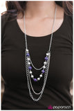 Paparazzi "Betwixt" Purple Necklace & Earring Set Paparazzi Jewelry