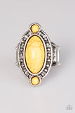 Paparazzi "Bet Your Boots - Yellow" ring Paparazzi Jewelry