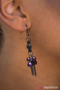 Paparazzi "Beverly Hills Princess" Purple Earrings Paparazzi Jewelry