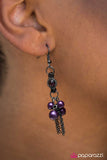 Paparazzi "Beverly Hills Princess" Purple Earrings Paparazzi Jewelry