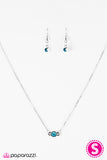 Paparazzi "Beyond The Stars" Blue Necklace & Earring Set Paparazzi Jewelry