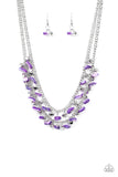 Paparazzi "Pebble Pioneer" Purple Necklace & Earring Set Paparazzi Jewelry