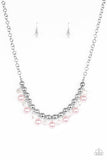 Paparazzi VINTAGE VAULT "Power Trip" Pink Necklace & Earring Set Paparazzi Jewelry