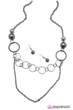 Paparazzi "Bibbidi-Bobbidi-Boo" Silver Necklace & Earring Set Paparazzi Jewelry
